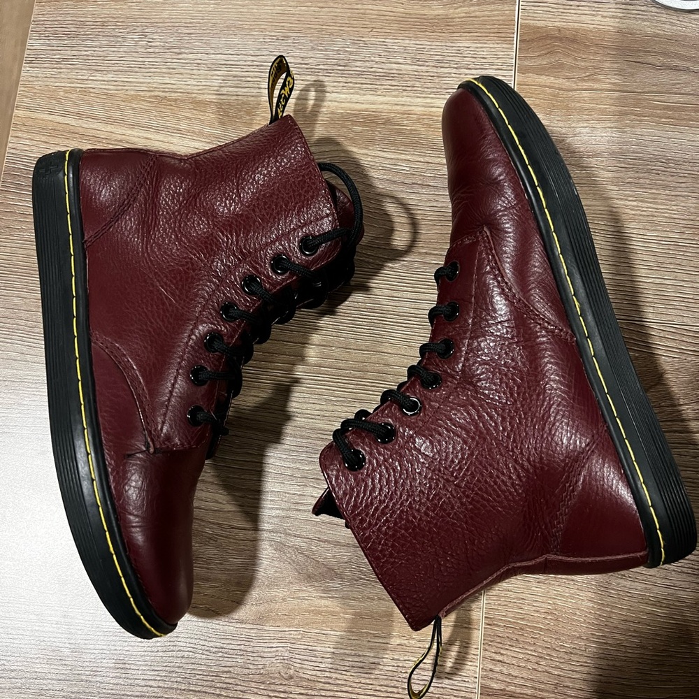 Dr. Martens Leyton Oxblood Red Boots